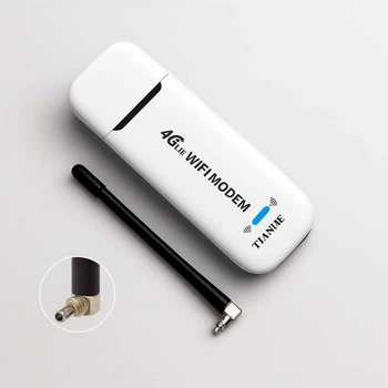 Високошвидкісний 3G/4G LTE USB Wi-Fi модем-роутер TianJie 3 в 1 + зовнішня антена 4 dB