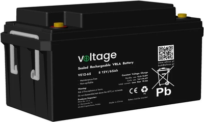 Akumulator AGM Voltage 12V 65Ah (VE12-65)