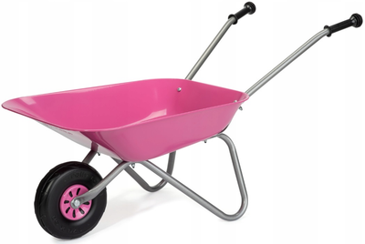 Садова тачка Rolly Toys Металева Рожева (4006485274802)