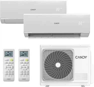 Мульти-сплит кондиционер Candy Pura Multi CY-12RAIN-A x 2 + CY-2M18AOUT-A