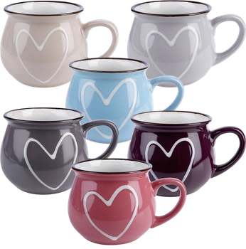 Набір кружок Orion керамічних 320 мл 6 шт (5907610287768)