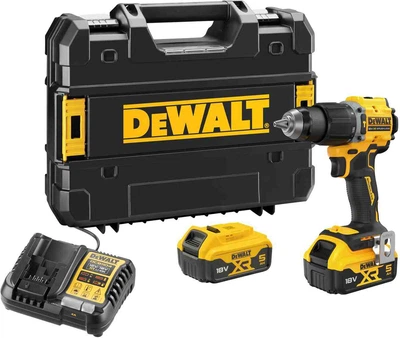 Akumulatorowa bezszczotkowa wiertarko-wkrętarka udarowa DeWalt DCD799P2T (5054905325138)