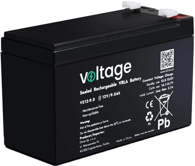 Akumulator AGM Voltage 12V 9Ah (VE12-9.0)