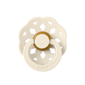 Пустушка BIBS Boheme Latex Round (кругла) Ivory - від 6 міс.