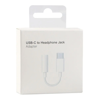 Переходник для наушников Apple USB-C to 3.5 mm Headphone Jack Adapter |USB-C to 3.5|