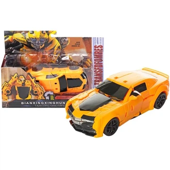 Жовтий робот-трансформер Bumblebee 17 см – іграшка Бамблбі з фільму Трансформери