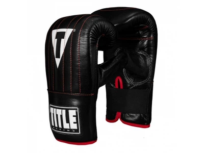 Снарядні рукавички TITLE Boxing Pro Leather Speed Bag Gloves 3.0 L чорний (5053)