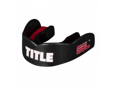Капа TITLE Gel Max Channel Mouthguard 2.0 дорослий чорний/червоний (5218)