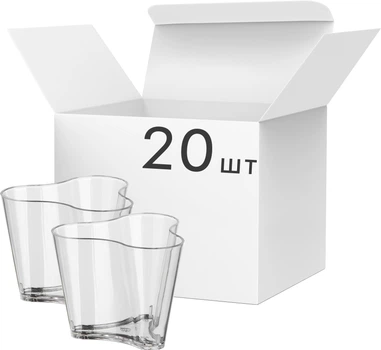 Набір десертниць склоподібних Фіалка 120 мл х 20 шт (2000992423281)