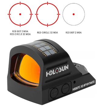 Коллиматорный прицел HOLOSUN HS507C X2