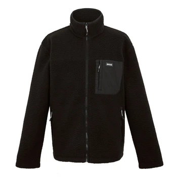 Флисовая кофта Regatta Frankie Borg Fleece XXL Черный (1109-5063019777955)