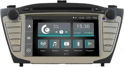 Штатная автомагнитола JFSound JF-137H5-XDC-1 для Hyundai IX35 / 7" / Сенсорная / 2/16Гб / Android 12 / Apple CarPlay / Android Auto / Bluetooth / WI-FI / GPS / USB / DAB+ Б/В b1
