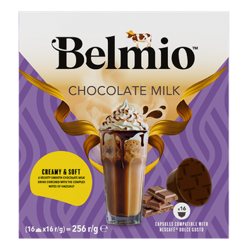 Шоколад в капсулах Dolce Gusto Belmio Chocolat Milk 16 шт Дольче густо Бельмио