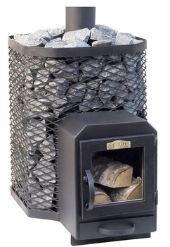 Піч для сауни Stoveman на дровах 17 kW Чорна 16-LS (13110085)