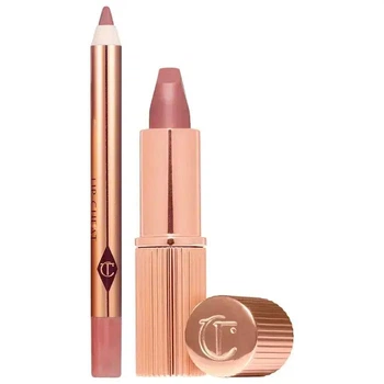 Набор для губ Charlotte Tilbury Mini Lipstick & Liner Set Pillow Talk