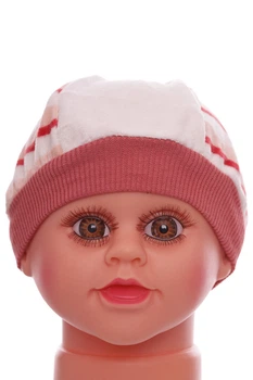 Берет для девочки красный велюровый Murat Baby 1м+ (50364)
