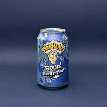 Напиток кислая синяя малина Warheads Sour Blue Raspberry soda 330 ml
