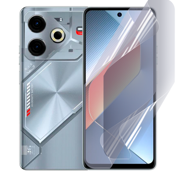 Плёнка гидрогелевая матовая для Tecno Pova 6 Neo протиударная прозрачная