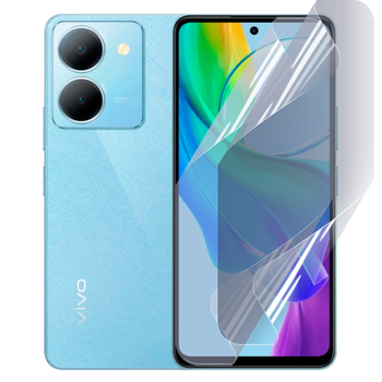 Антишпион приватная плёнка гидрогелевая для смартфона Vivo Y78 (t1) противоударная прозрачная