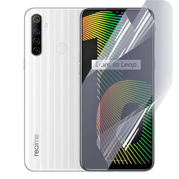 Антишпион приватная плёнка гидрогелевая для смартфона Realme Narzo 10 противоударная прозрачная