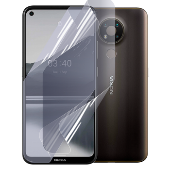 Плёнка гидрогелевая матовая для Nokia 3.4 протиударная прозрачная