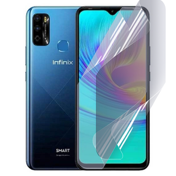 Антишпион приватная плёнка гидрогелевая для смартфона Infinix Smart 5 противоударная прозрачная