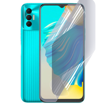 Антишпион приватная плёнка гидрогелевая для смартфона Tecno Spark 8P (KG7n) противоударная прозрачная