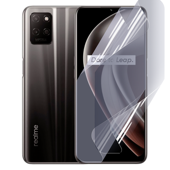 Антишпион приватная плёнка гидрогелевая для смартфона Realme V11s 5G противоударная прозрачная