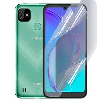Антишпион приватная плёнка гидрогелевая для смартфона Infinix Smart HD противоударная прозрачная
