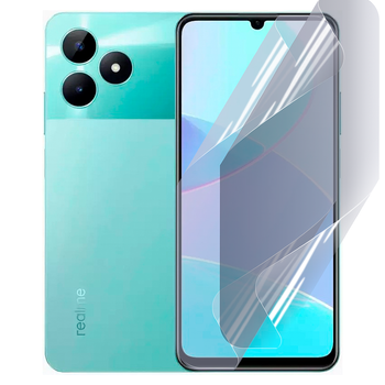 Плёнка гидрогелевая матовая для Realme C51 протиударная прозрачная