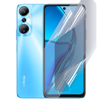 Плёнка гидрогелевая для Infinix Hot 20 глянцевая противоударная прозрачная