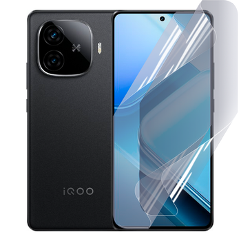 Плёнка гидрогелевая для Vivo iQOO Z9 CN глянцевая противоударная прозрачная