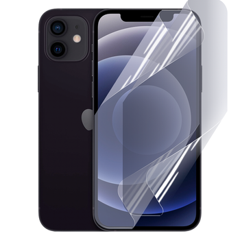 Плёнка гидрогелевая матовая для Apple iPhone 12 протиударная прозрачная