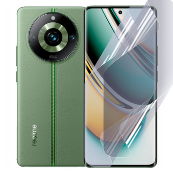 Плёнка гидрогелевая для Realme 11 Pro 5G глянцевая противоударная прозрачная