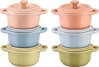 Zestaw garnków Staub Gift Giving Mini Cocotte okrągły 10 cm 6 szt (3272340059643)