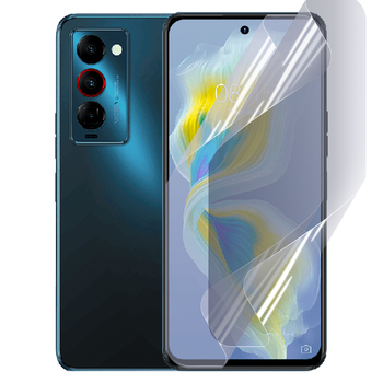 Антишпион приватная плёнка гидрогелевая для смартфона Tecno CAMON 18 Premier противоударная прозрачная
