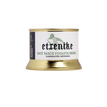 Баскське пате з качиної печінки Black Label Etxenike 190 г (18823811)
