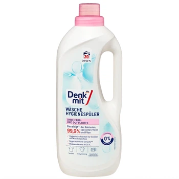 Гігієнічний ополіскувач для білизни Denkmit Sensitive, 1,5 л, 20 прань (без ароматизаторів і барвників)