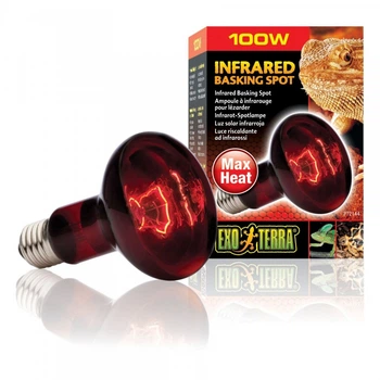 Лампа инфракрасная для террариума Exo Terra Infrared Basking Spot красная 100 Вт (MLZ6202)