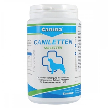 Вітаміни Canina Caniletten комплекс для дорослих собак, 300 г (150 табл) 120307