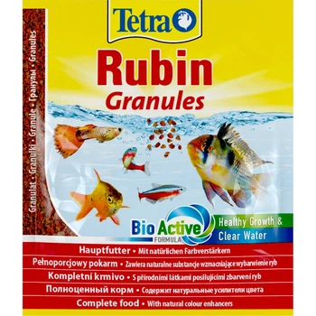 Корм сухий Tetra Rubin Granules для акваріумних рибок для яскравості забарвлення в гранулах 15 г (4004218818613)