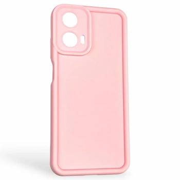 Чохол силіконовий Soft Touch для Motorola Moto G24 (PB1E0003RS) рожевий (Повний захист камери)