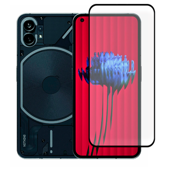 Защитное стекло для телефона Nothing Phone (1) противоударное полноэкранное черное
