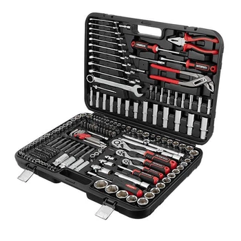Набір інструментів INTERTOOL STORM ET-8233 1/2 "& 3/8" & 1/4 "Cr-V