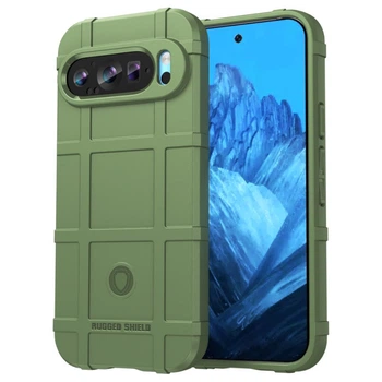 Противоударный чехол Rugged Shield для Google Pixel пиксель 9 Pro хаки
