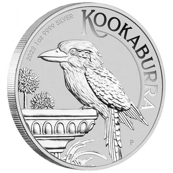 Серебряная монета Австралии Кукабарра 2022