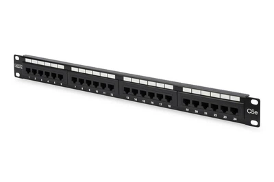 Патч панель Assmann на 24 порта DN-91524U Black