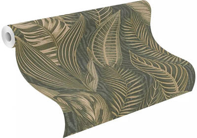 Шпалери Rasch Wall 751826 Золотий/зелений (4000441751826)