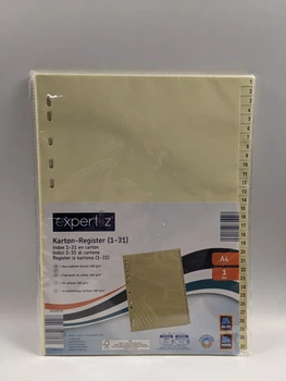 Разделители картонные 1-31 формата A4 EXPERTIZ