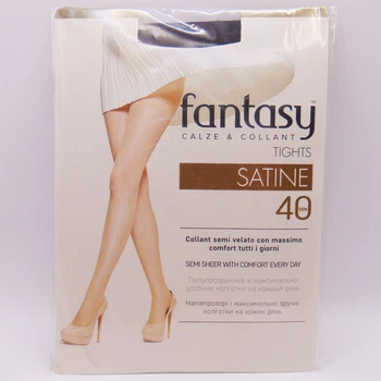 Колготы полупрозрачные Fantasy Satine 40 Den р.2 черные